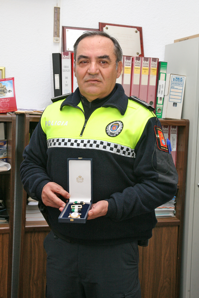 El jefe de la Policía Municipal Jesús Domínguez Duque condecorado en Mérida con la primera Medalla de la Policía Local