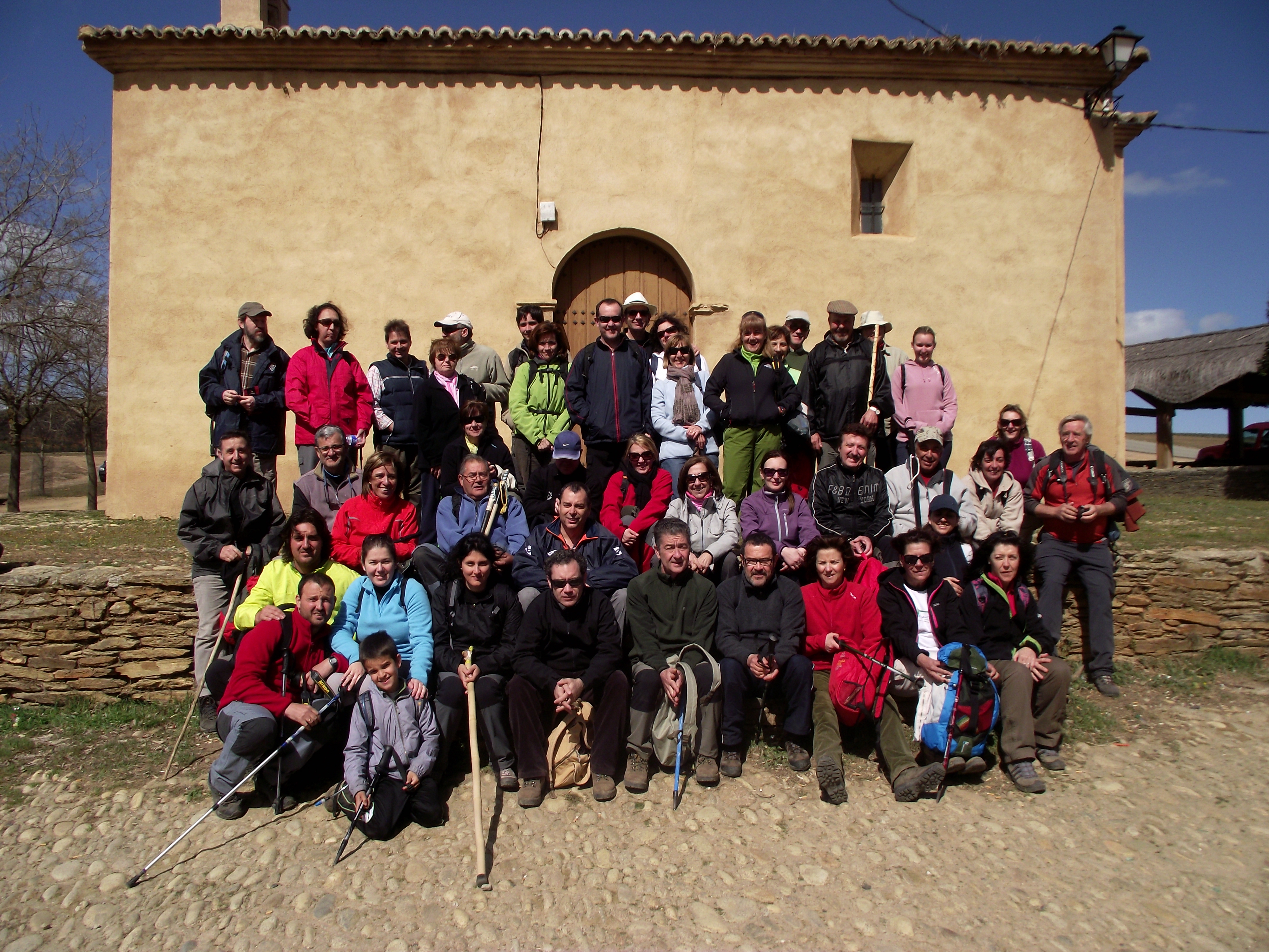 56 senderistas en la ruta de la Cañada Real Trujillana